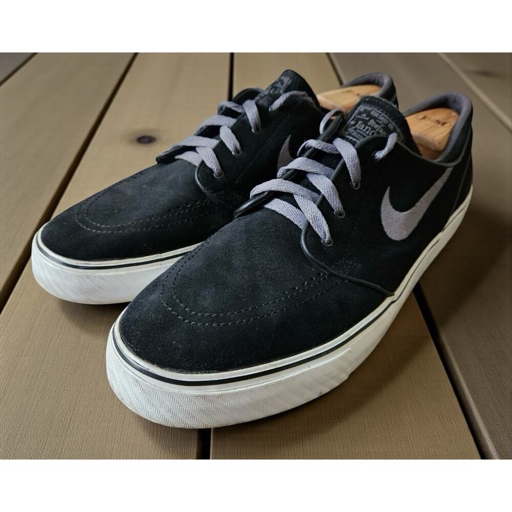 Nike SB Stefan Janoski Zoom Black Skateboard Shoes Mens Size 11.5 Fast Shipping
